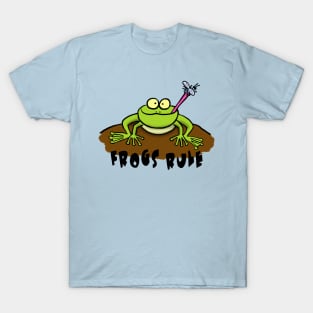 Cool frog cartoon design T-Shirt